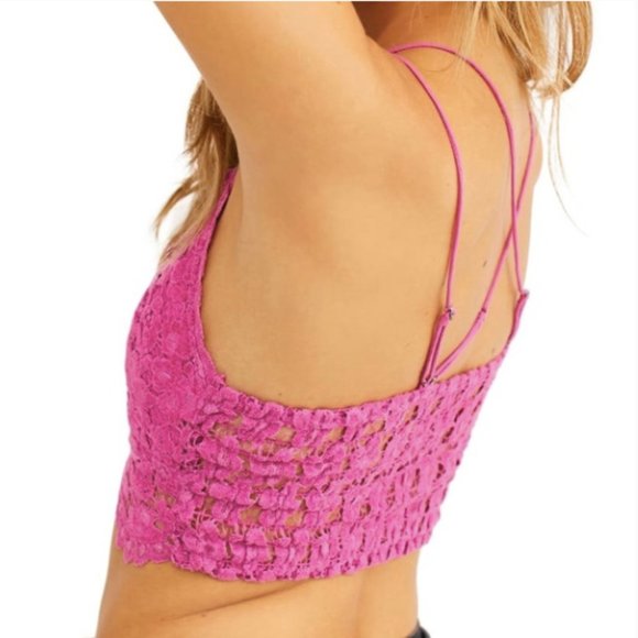 NWT Free People Celine Bralette Bra Lace Medium - Picture 4 of 8